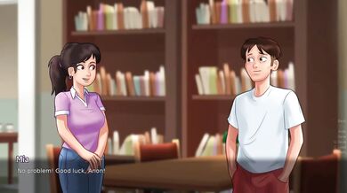 Horny French Teacher Destroyed Him Gushing Choked Classroom Summer Time Saga Hentai Sex Games New Update