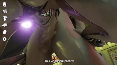 Tifa Futuristic Futanari Hard Rough Fast Pounding Destroyed Gushing Choked Asian Cum Guzzler