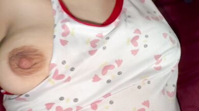 My sister-in-law takes off her panties and shows her hairy pussy