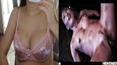 Cheerleader Gets Monster Fucked Through With Huge Cock Double Penetration Double Creampie Cum Inside Pussy Cum In Mouth Porn React