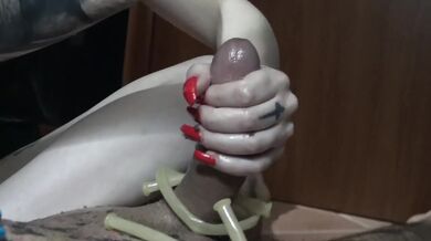 Italian Mistress Torments Cunt With Red Nails And Bdsm Torture