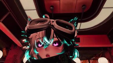 Neko Girl Solo Female Pole Dance Destroyed Gushing Choked Ruby Rose Star VRChat HD Porn Tattooed Women