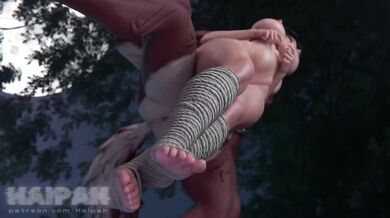 Mali Destroyed by Werewolf in Forest Creampie Anal Belly Expansion