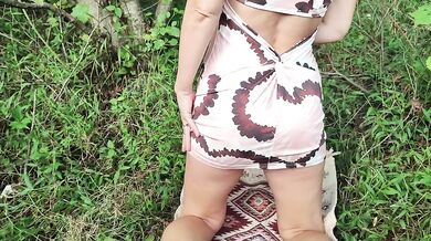 Wild Nature Destroys Wet Pink Pussy Amateur Solo Girl Masturbation Verified Milf