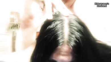 Cuckold milf pawg couple busty gets slut reward and face cum