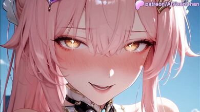 AI Generated Anime Hentai Gangbang Destroyed Under A Million Stars With Creampie