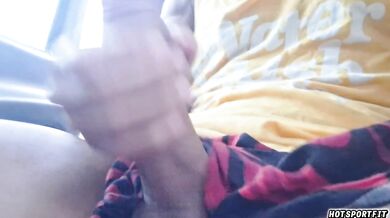 Risky Public Sex by the Sea Naked Couple Blowjob Pussy Eating Fuck Almost Caught