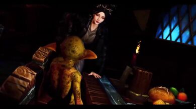 Beauty in Traditional Costume X Goblins Destroyed Gushing NTR