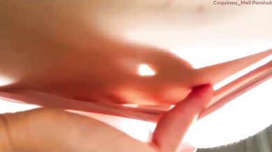 Swollen Pussy Rubbing Orgasm Loud Moaning Petite Curvy Pawg Amateur Solo Sunset