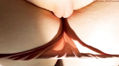 Swollen Pussy Rubbing Orgasm Loud Moaning Petite Curvy Pawg Amateur Solo Sunset