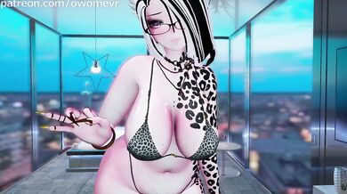 Horny GF VRChat Solo Masturbation To Big Tits Hentai Egirl