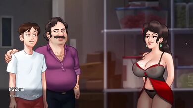 Hot Milf Destroyed by Dick in Threesome Gaming Hentai Part 4