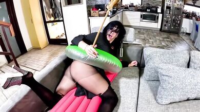 Dominant Witch Inflatable Fetish Destroyed Deepthroat Gagging Doggy Creampie Cum Dripping Popping Intense Orgasm