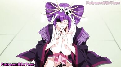 Bleach Hentai Anime Destroyed Gushing Choked Big Tits Kyokotsu Katen Blowjob by eextoon