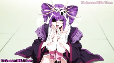 Bleach Hentai Anime Destroyed Gushing Choked Big Tits Kyokotsu Katen Blowjob by eextoon