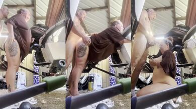 Hubby Asks for Garage Help But Really Just Wanted to Bend Me Over and Cum on My Face