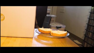 I Jerk Off And Cum On A Bagel With Cream Cheese And My Wife Eats It Like A Good Girl