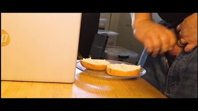 I Jerk Off And Cum On A Bagel With Cream Cheese And My Wife Eats It Like A Good Girl