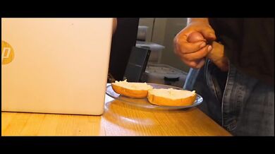 I Jerk Off And Cum On A Bagel With Cream Cheese And My Wife Eats It Like A Good Girl