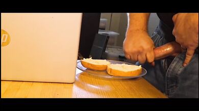 I Jerk Off And Cum On A Bagel With Cream Cheese And My Wife Eats It Like A Good Girl