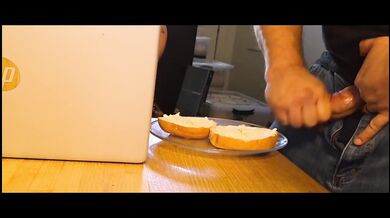 I Jerk Off And Cum On A Bagel With Cream Cheese And My Wife Eats It Like A Good Girl