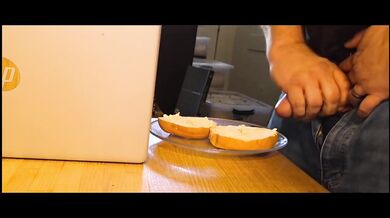 I Jerk Off And Cum On A Bagel With Cream Cheese And My Wife Eats It Like A Good Girl