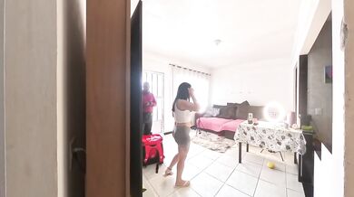 Husband asks wife to seduce delivery guy but he did not know the guy had a huge cock BBC cuckold amateur