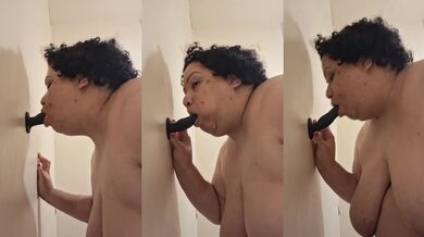 Amateur BBW Kirra Rune Destroyed Gushing Dildo Blowjob
