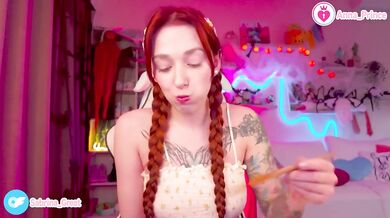 Ginger Tattoo Tease Naked Red Head Slender Teen Chews Ginger Sushi Gushing Horny Fun Amateur Solo Verified