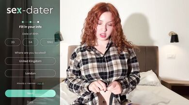 Russian Curvy Redhead Slut With Inked Big Ass Plays With Pussy And Cum With You