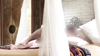 Bikini Swim wear Sex tag and side position back riding pose ruined clit and hand job