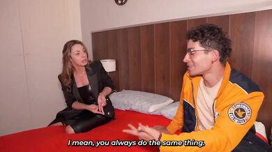 Hotel Coworkers Share Bed Blowjob Doggystyle Cumshot Busty Big Tits Blonde Hot Latina Ass Bounce Cum In Ass