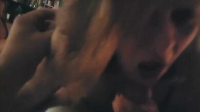 Bull Destroyed Cuckold Hotwife Giving Deep Throat Blowjob With Wedding Ring