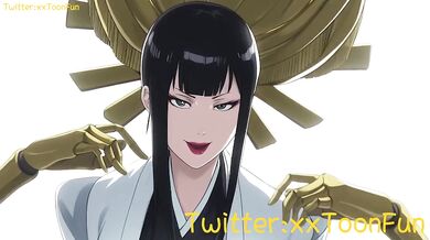 Senjumaru Shutara Destroyed by White Background Blow Job and Hand Job Tits Job Hentai Animation by xxtoonfun