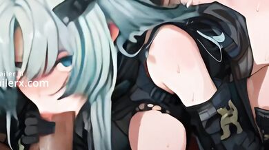 Arknights Endfield Arcane Destroyed by Big Tits Gushing Orgasm Hentai