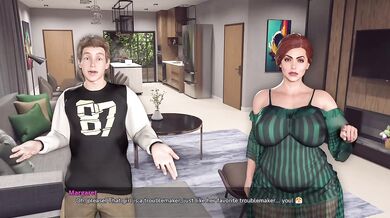 Goth Stepmom Destroyed By Porn Game Choking On Big Tits Gushing Thick Milf Animation