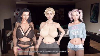 Destroyed Thick Stepmom MILFs Choking On 3D Animation Game Gushing