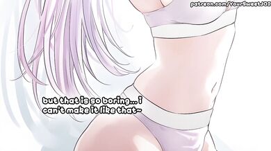 Emilia Pleases Exhausted Servant Soft Joi Big Naked Boobs Cumshot Handjob