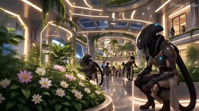 Xenomorph Destroyed My Virginity First Time Anime Story Creampie Squirt Female Orgasm Rough Sex Deep Penetration Part 1