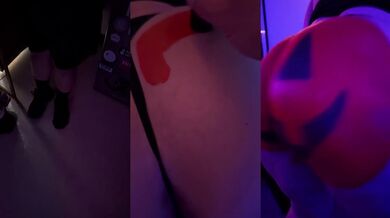 Halloween Pumpkin Painted My Huge Ass Thick White Girl Pawg