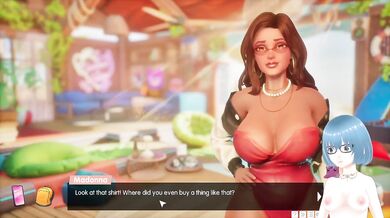 Alichan VTuber Hentai Visual Novel Destroyed Gushing Beach Gameplay Big Ass Big Tits