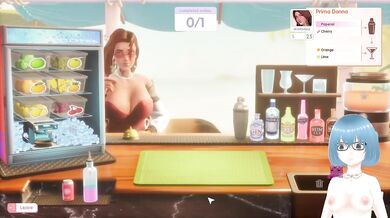 Alichan VTuber Hentai Visual Novel Destroyed Gushing Beach Gameplay Big Ass Big Tits