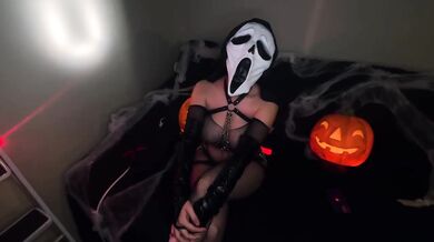 Caught My Horny Stepsister Taking Nudes For Halloween And Made Her Choke On My Huge Cumshot While I Destroyed Her Perfect Pussy With Hard Doggystyle