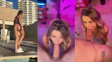 I Destroyed A Hot Blonde Stranger At The Public Swimming Pool With My Big Cock