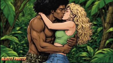 Crazy Fucking Married Blondes in the Jungle Destroyed by BBC Cuckold