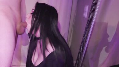 Goth German Amateur Deep Throat Destroyed By Big Dick Hardcore Face Fuck Sloppy Blowjob Mouth Fuck