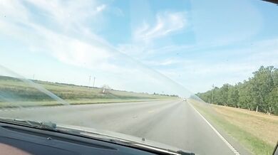 Ebony MILF Public Meet Up Driving Highway Big Dick POV Interracial