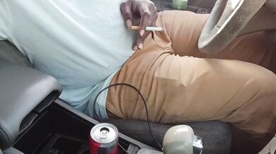 Ebony MILF Public Meet Up Driving Highway Big Dick POV Interracial