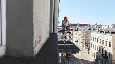 Busty Girl Pisses In Diaper Public And Masturbates In Piss Close Up