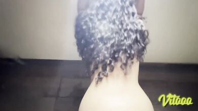 Real Couple Latina Destroyed Gushing While He Touches My Big Ass